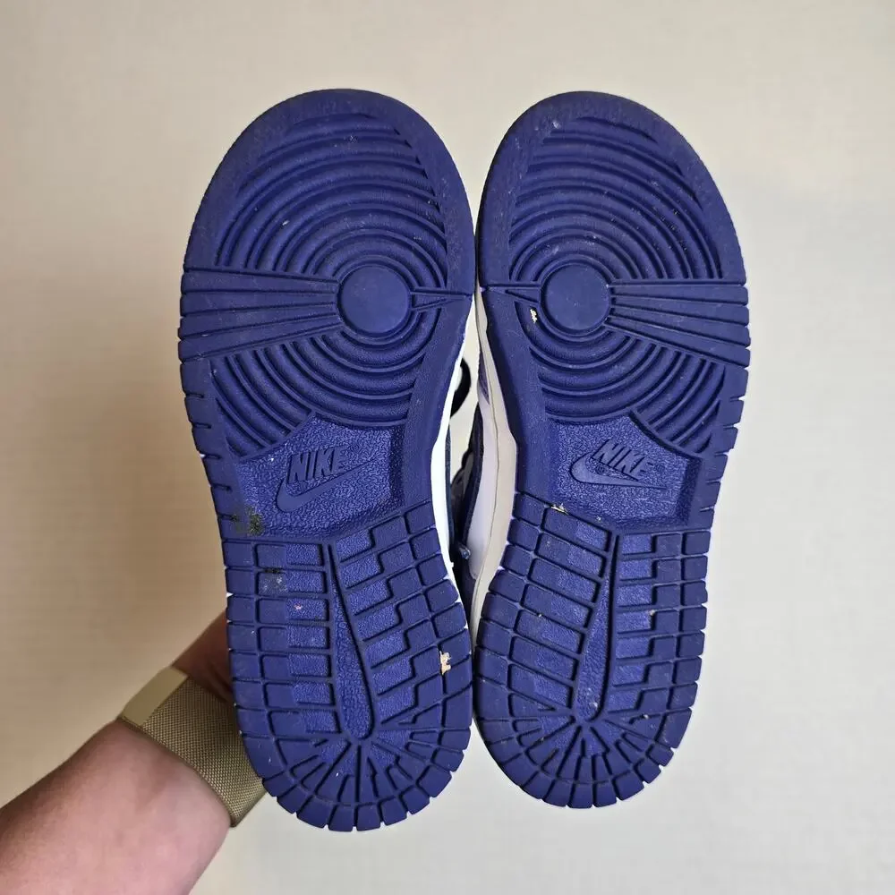 Nike Dunk Low Blueberry PS Size 12C DZ4457-100 White Light Thistle